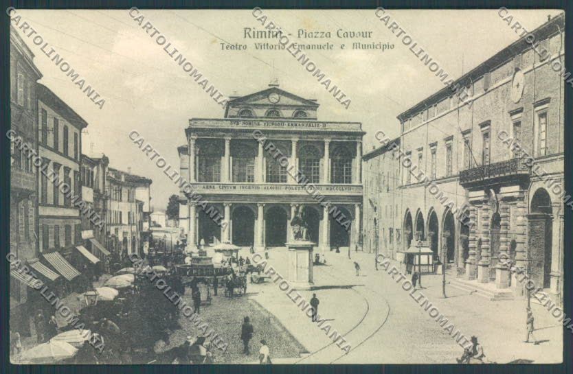 Rimini Città Teatro Edicola cartolina ZT3075 – fronte