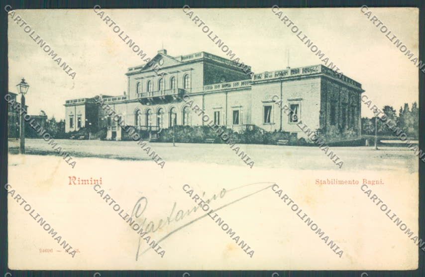Rimini Città PIEGHINA cartolina ZT3078 – fronte
