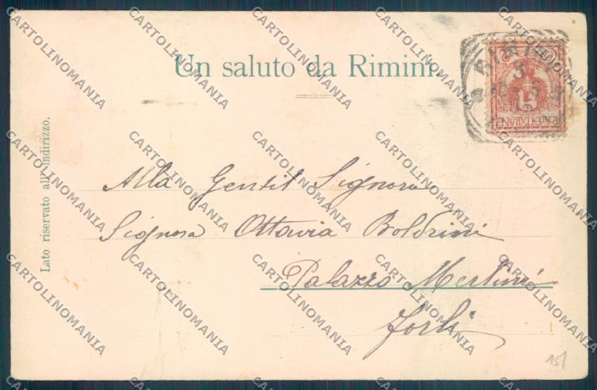 Rimini Città cartolina ZT3087 – retro