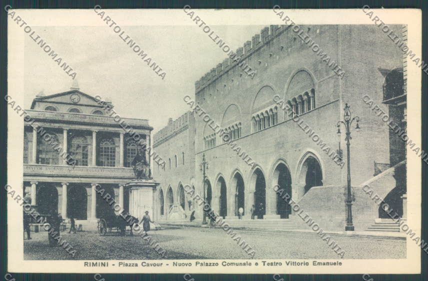 Rimini Città Teatro cartolina ZT3096 – fronte