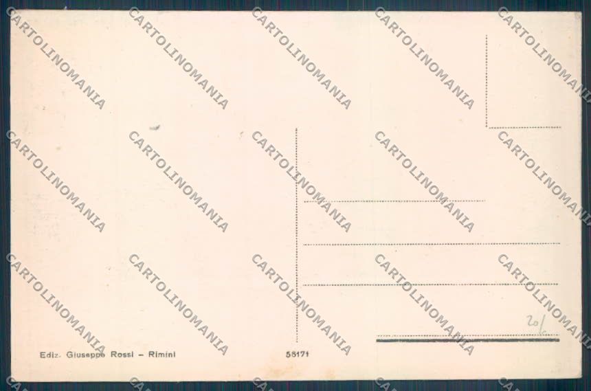 Rimini Città Teatro cartolina ZT3096 – retro