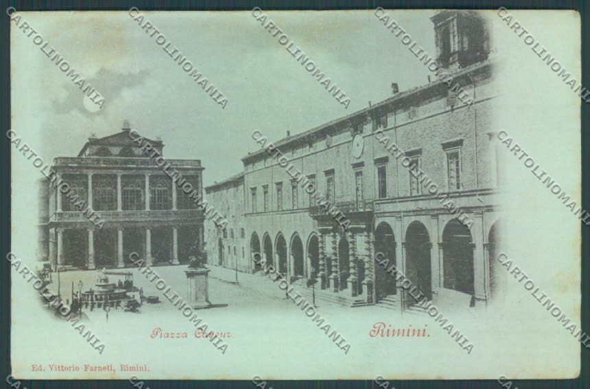 Rimini Città Chiaro di Luna cartolina ZT3099 – fronte