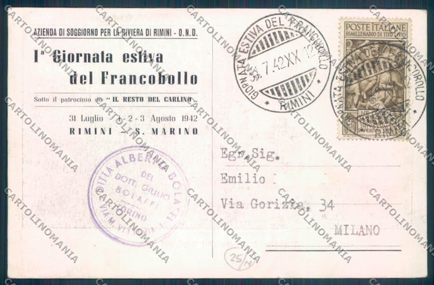 Rimini Città cartolina ZT3104 – retro
