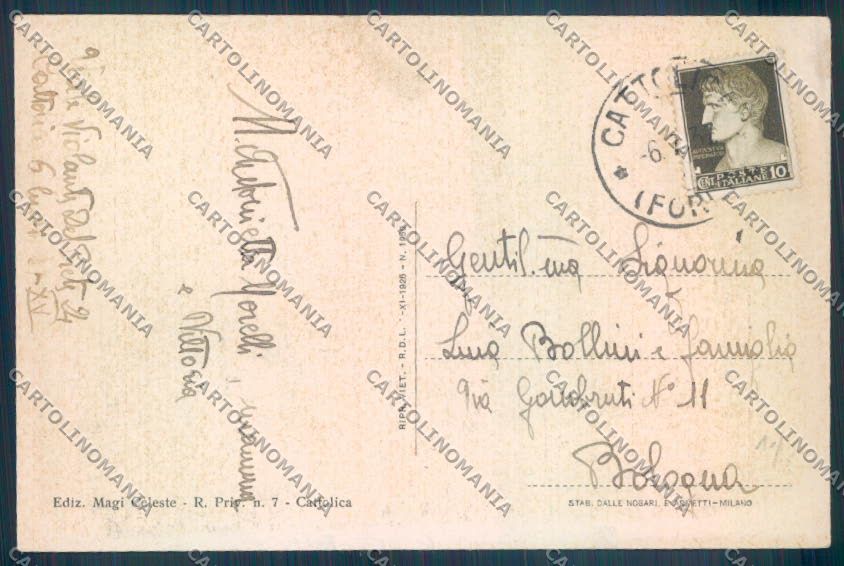 Rimini Cattolica cartolina ZT3106 – retro