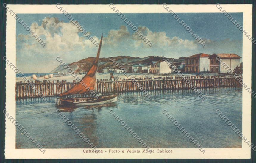 Rimini Cattolica Barca cartolina ZT3122 – fronte
