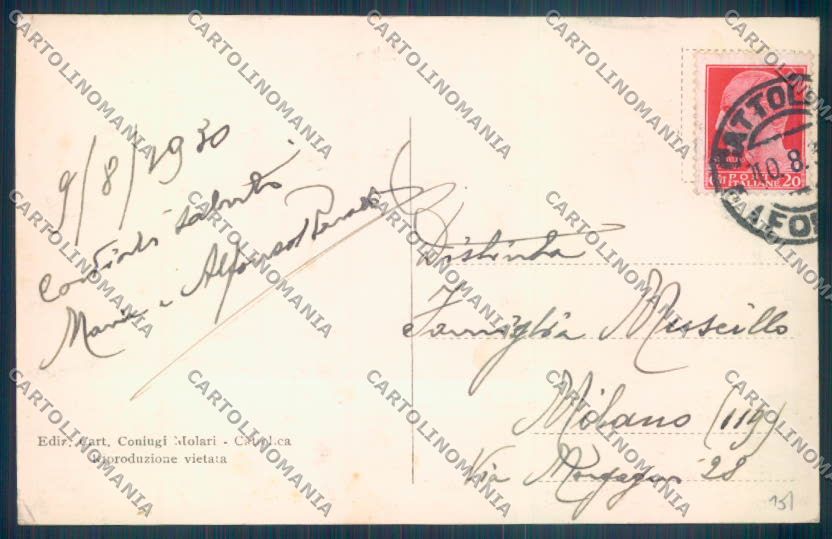 Rimini Cattolica Foto cartolina ZT3124 – retro