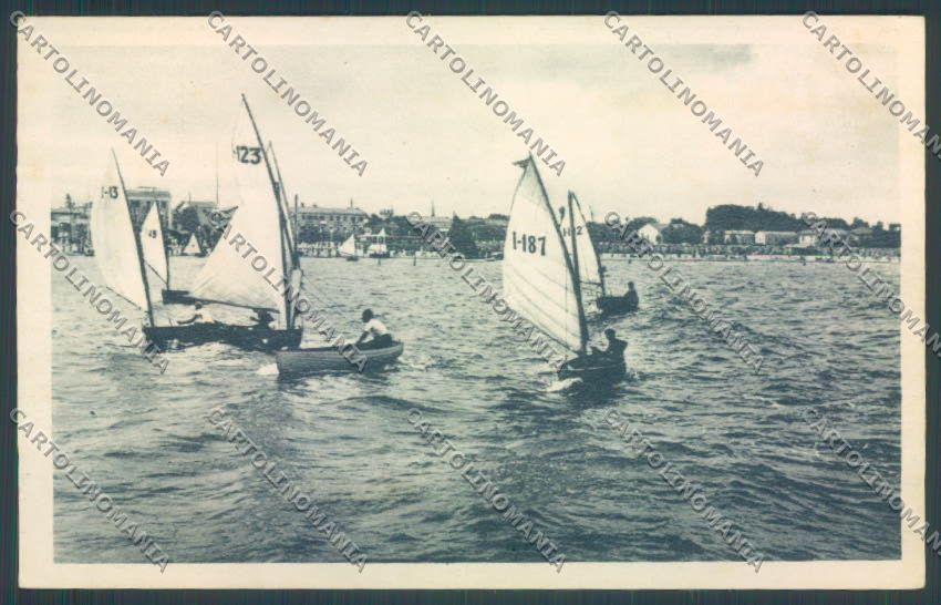 Rimini Riccione Barca Regata cartolina ZT3132 – fronte