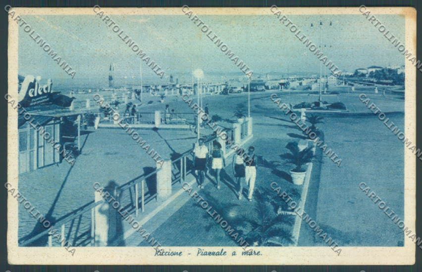 Rimini Riccione PIEGHE ABRASA cartolina ZT3134 – fronte