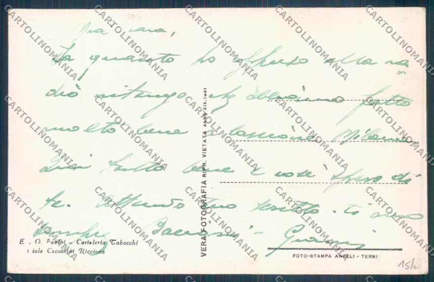 Rimini Riccione Foto cartolina ZT3142 – retro