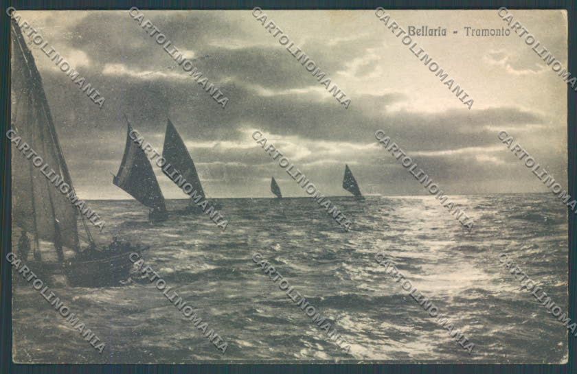 Rimini Bellaria Igea Marina Barca cartolina ZT3150 – fronte