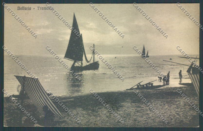 Rimini Bellaria Igea Marina Barca Moscone cartolina ZT3153 – fronte