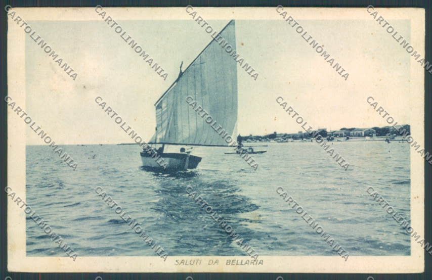Rimini Bellaria Igea Marina Barca cartolina ZT3161 – fronte