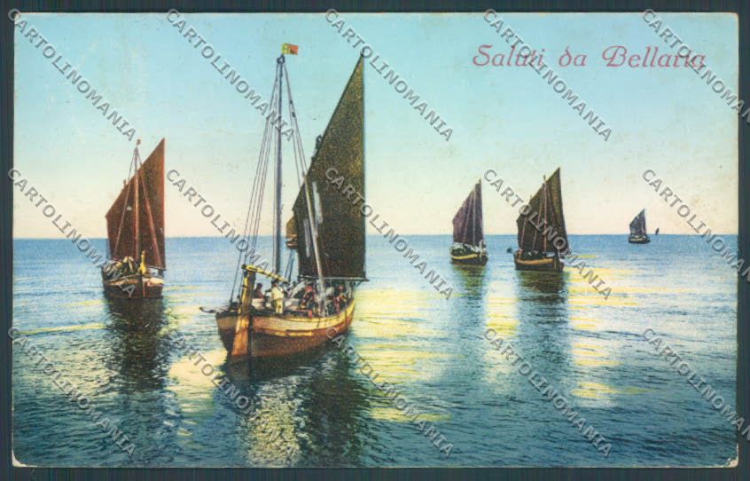 Rimini Bellaria Igea Marina Barca cartolina ZT3167 – fronte