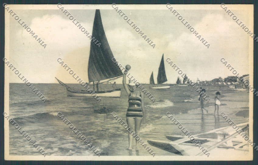 Rimini Bellaria Igea Marina Barca MACCHIA cartolina ZT3170 – fronte
