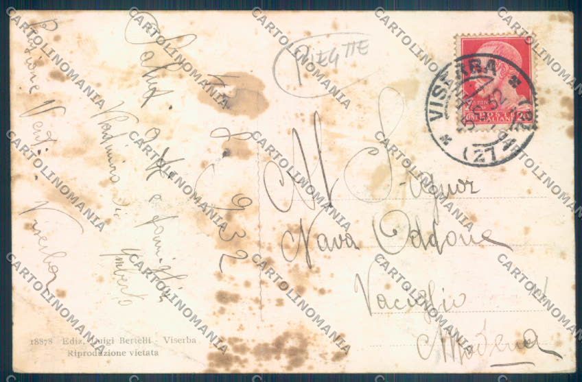 Rimini Viserba Barca PIEGHE cartolina ZT3177 – retro
