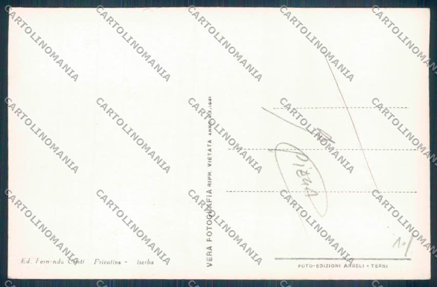 Rimini Viserba PIEGA Foto cartolina ZT3179 – retro