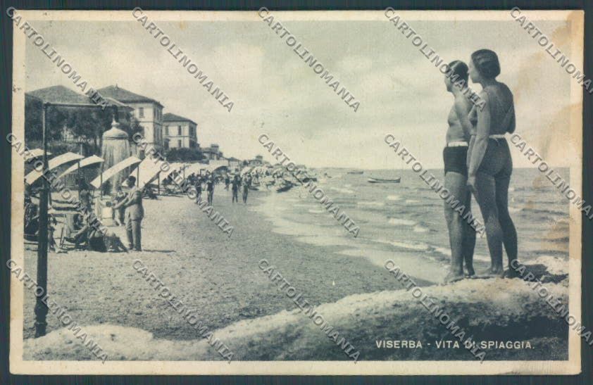 Rimini Viserba cartolina ZT3180 – fronte