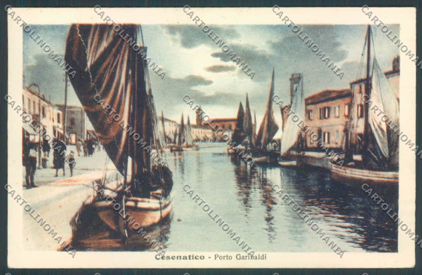 Forlì Cesena Cesenatico Barca PIEGA cartolina ZT3201 – fronte