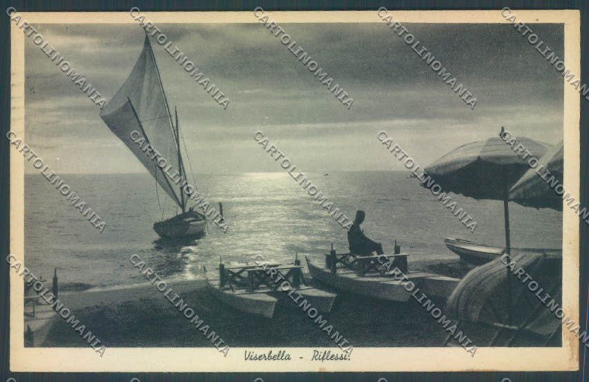 Rimini Viserbella Barca Moscone cartolina ZT3208 – fronte