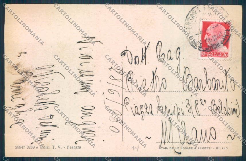 Ferrara Città cartolina ZT3232 – retro
