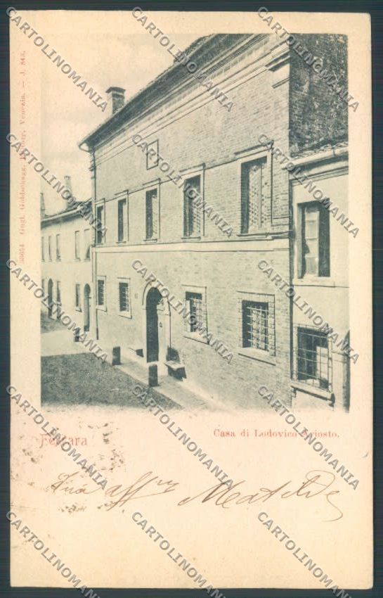 Ferrara Città Ariosto cartolina ZT3241 – fronte