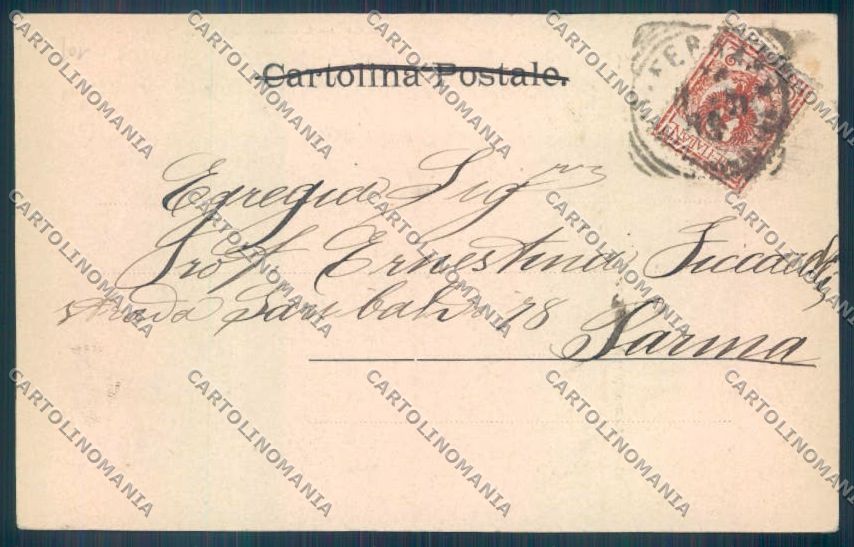 Ferrara Città Ariosto cartolina ZT3241 – retro