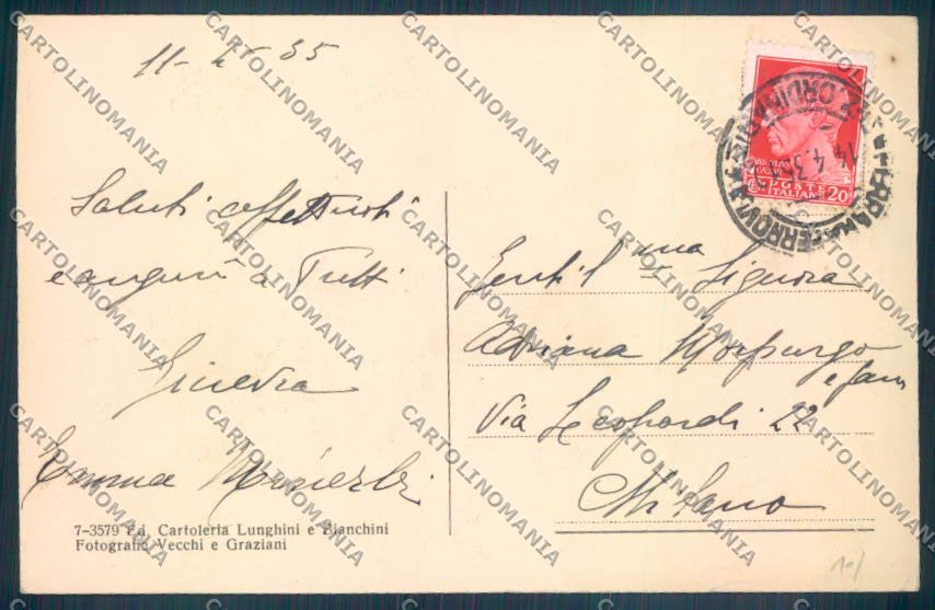 Ferrara Città cartolina ZT3260 – retro