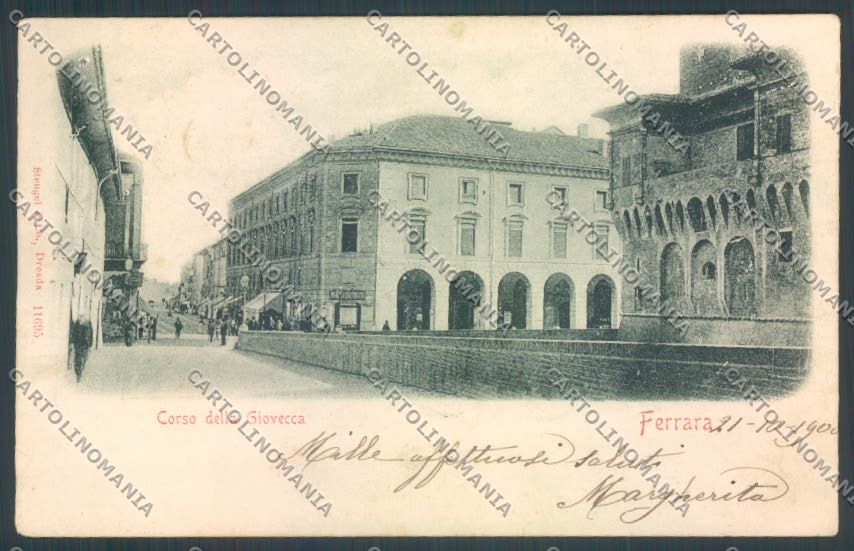 Ferrara Città 1900 cartolina ZT3291 – fronte