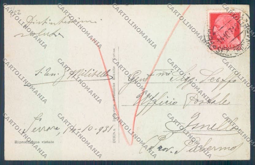 Ferrara Città Poste cartolina ZT3304 – retro