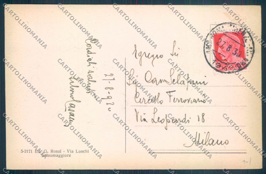Parma Salsomaggiore Terme cartolina ZT3324 – retro