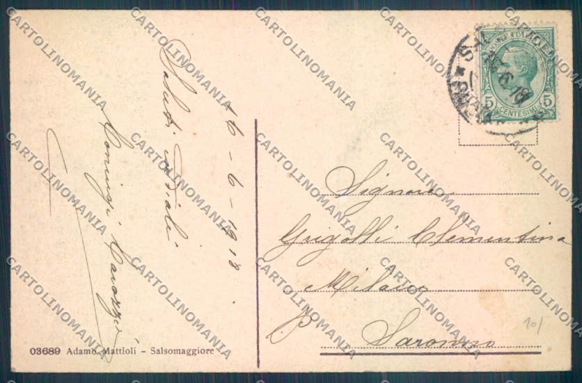 Parma Salsomaggiore Terme cartolina ZT3336 – retro