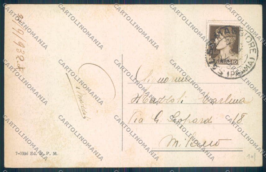 Parma Salsomaggiore Terme cartolina ZT3340 – retro