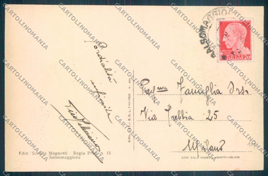 Parma Salsomaggiore Terme cartolina ZT3342 – retro
