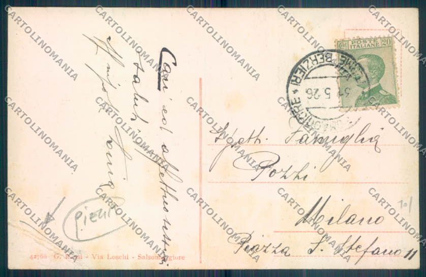 Parma Salsomaggiore Terme PIEGA cartolina ZT3345 – retro