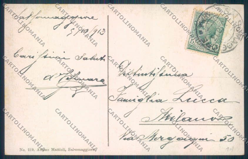 Parma Salsomaggiore Terme cartolina ZT3347 – retro