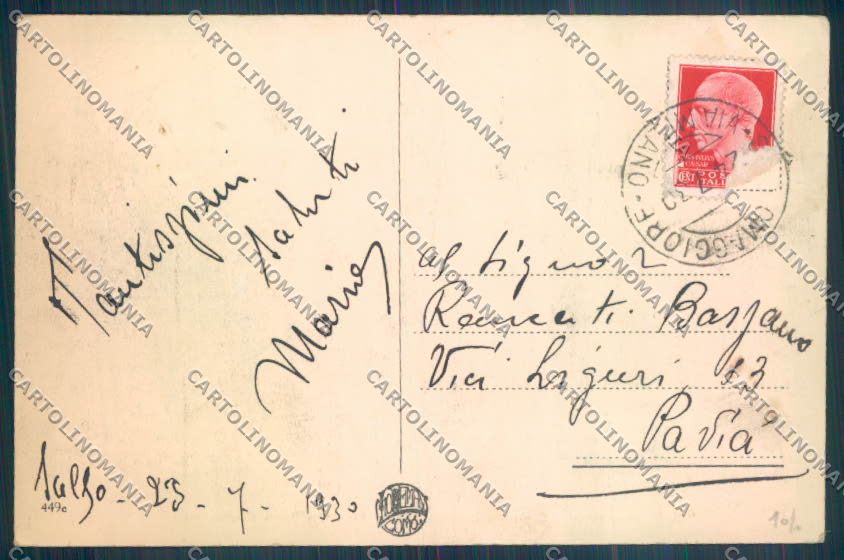 Parma Salsomaggiore Terme cartolina ZT3355 – retro