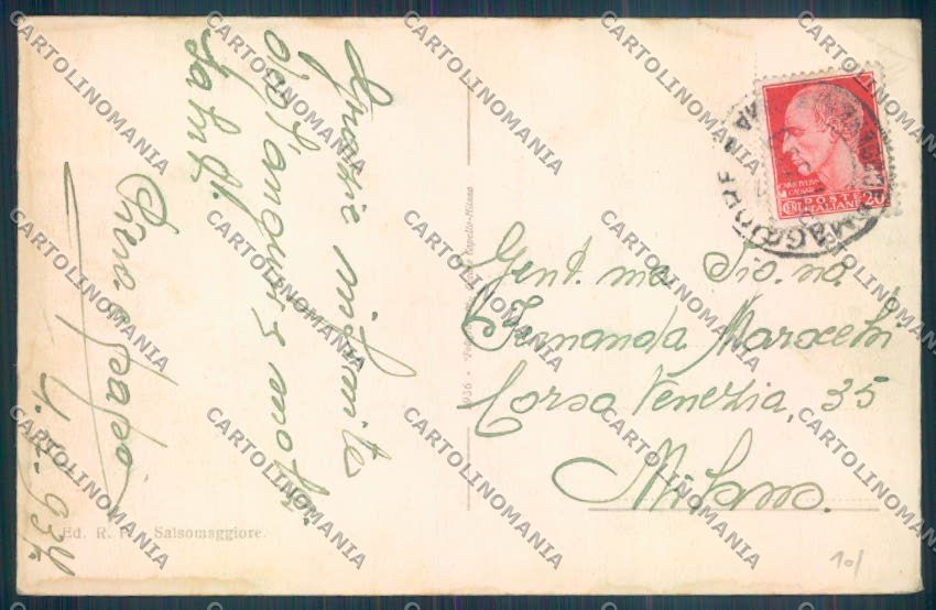 Parma Salsomaggiore Terme cartolina ZT3383 – retro