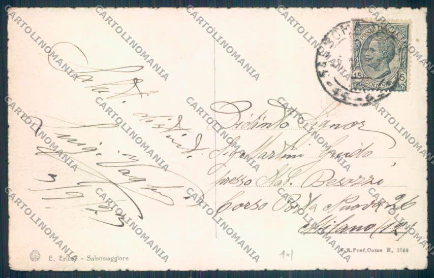 Parma Salsomaggiore Terme cartolina ZT3394 – retro