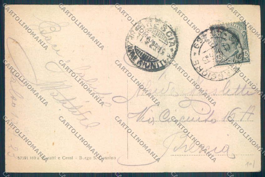Parma Salsomaggiore Terme cartolina ZT3395 – retro