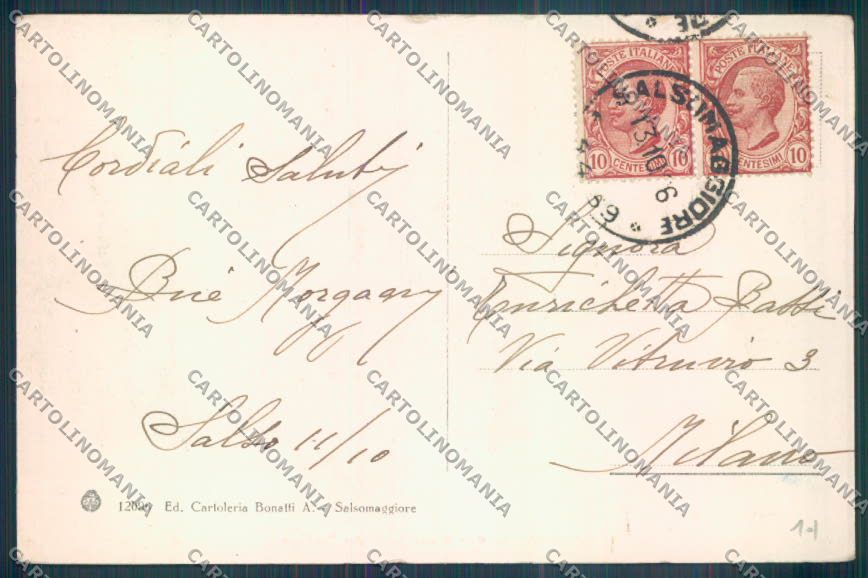 Parma Salsomaggiore Terme cartolina ZT3405 – retro