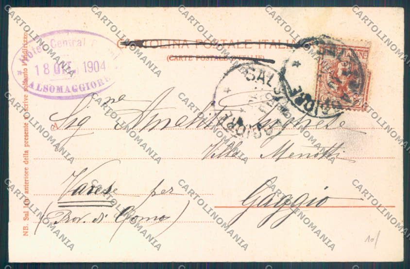 Parma Salsomaggiore Terme cartolina ZT3415 – retro