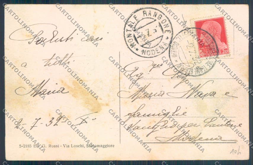 Parma Salsomaggiore Terme cartolina ZT3424 – retro