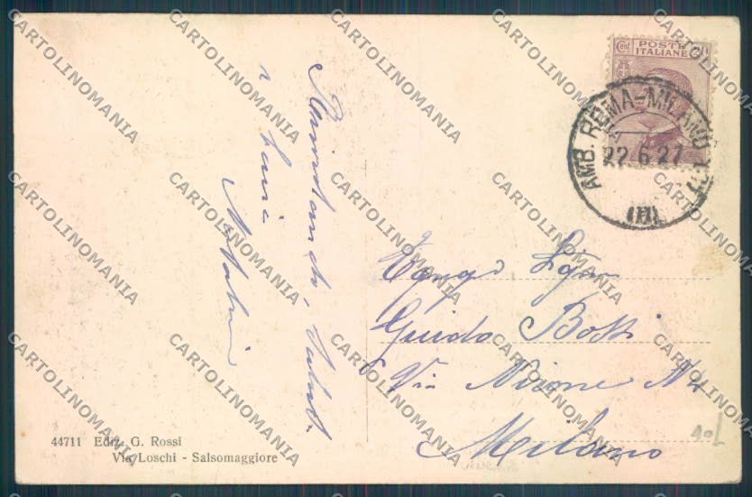 Parma Salsomaggiore Terme cartolina ZT3430 – retro