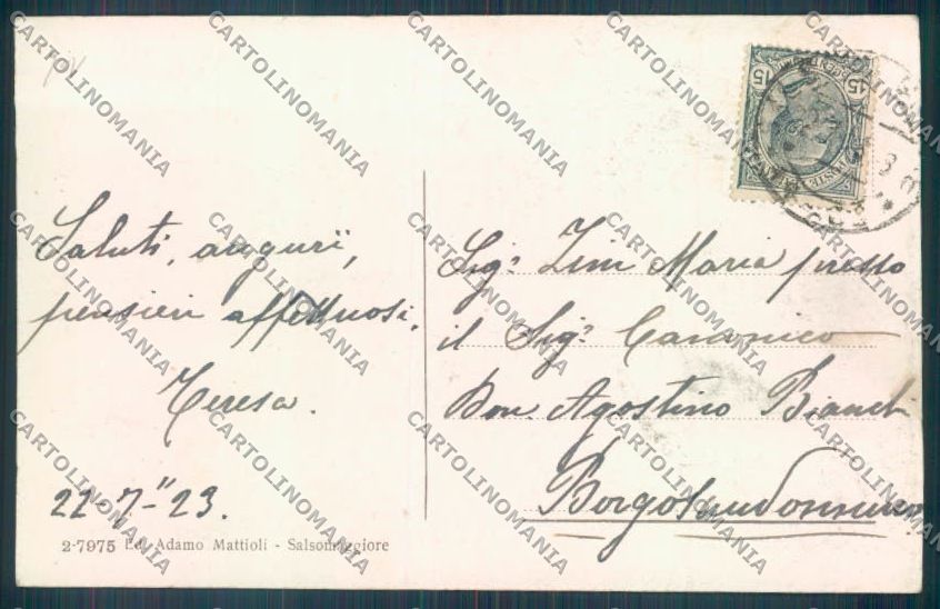 Parma Salsomaggiore Terme cartolina ZT3435 – retro