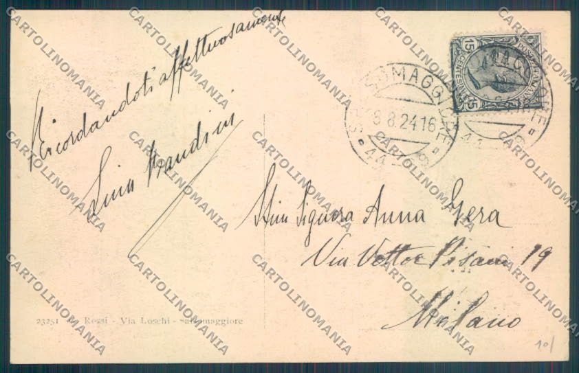 Parma Salsomaggiore Terme cartolina ZT3441 – retro