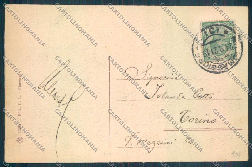 Parma Salsomaggiore Terme cartolina ZT3446 – retro