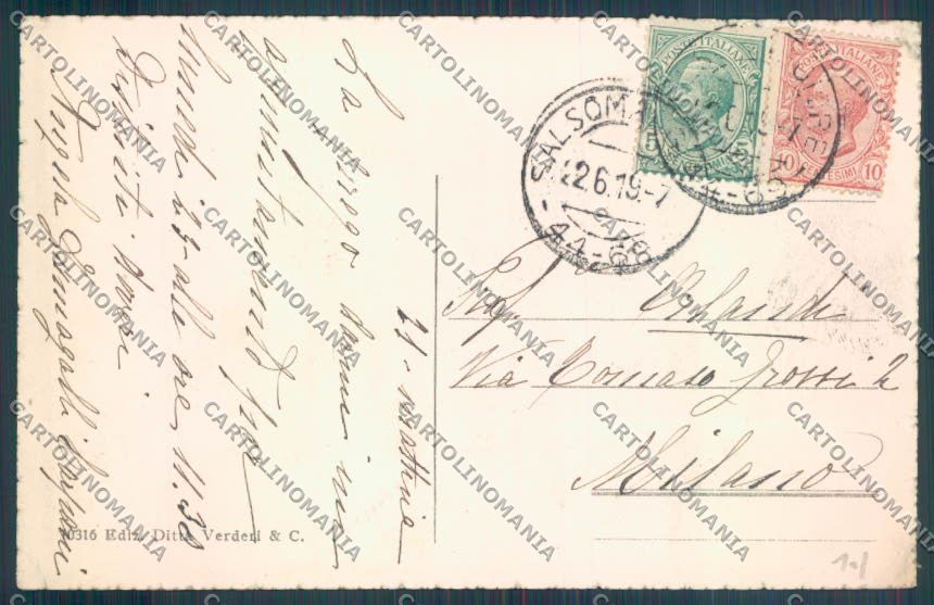 Parma Salsomaggiore Terme cartolina ZT3447 – retro