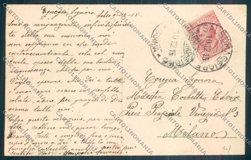 Parma Salsomaggiore Terme cartolina ZT3453 – retro