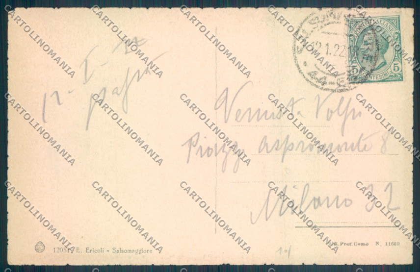 Parma Salsomaggiore Terme cartolina ZT3454 – retro