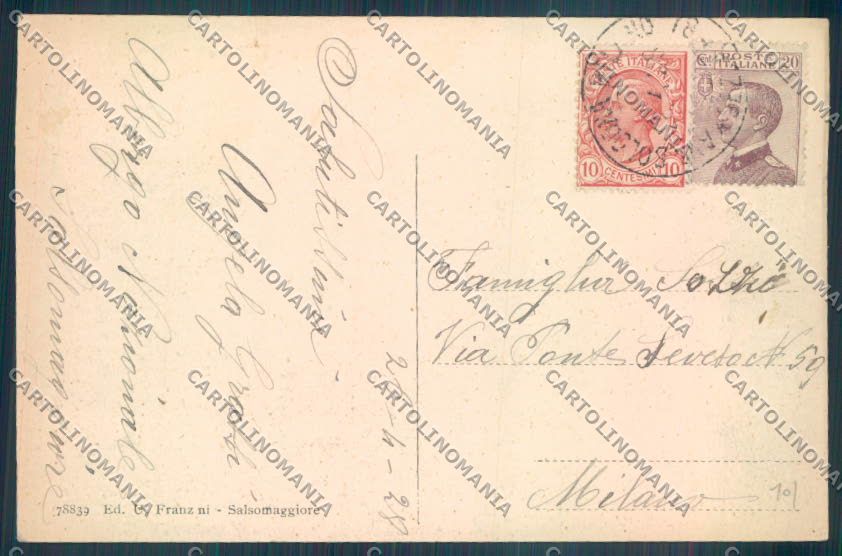 Parma Salsomaggiore Terme cartolina ZT3458 – retro